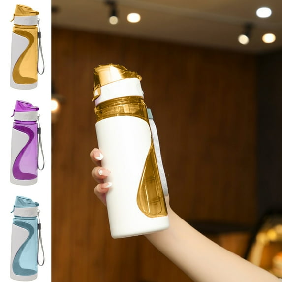 650mL Double Layer Plastic Cup, Summer Water Bottle, Men's and Women's Sports Water Bottles, Insulated Design + Leak-Resistant Lid, Travel-Friendly, Outdoor Hydration, Durable, BPA-Free Aestivo