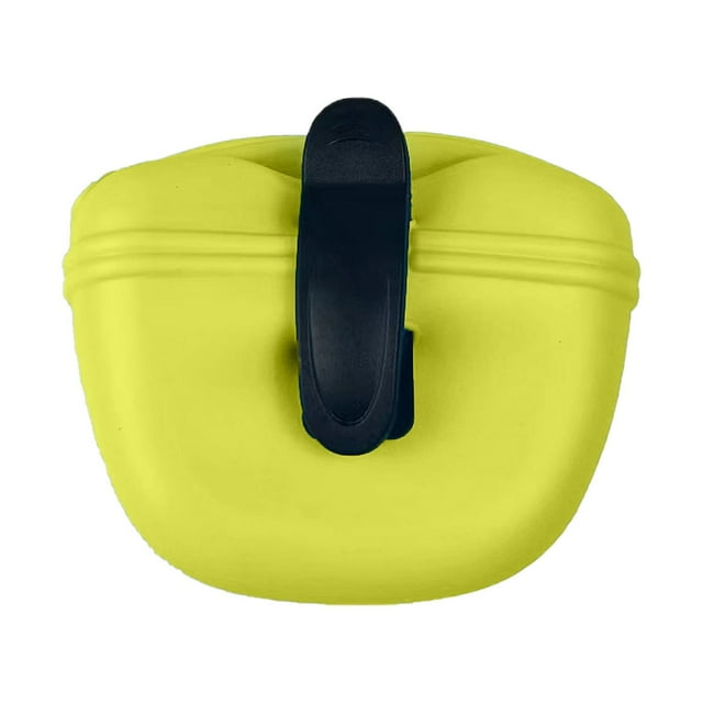 650ml Silicone Dog Treat Pouch-Small Training Bag-Portable Dog Treat Bag for Leash with Magnetic Closure and Waist Clip