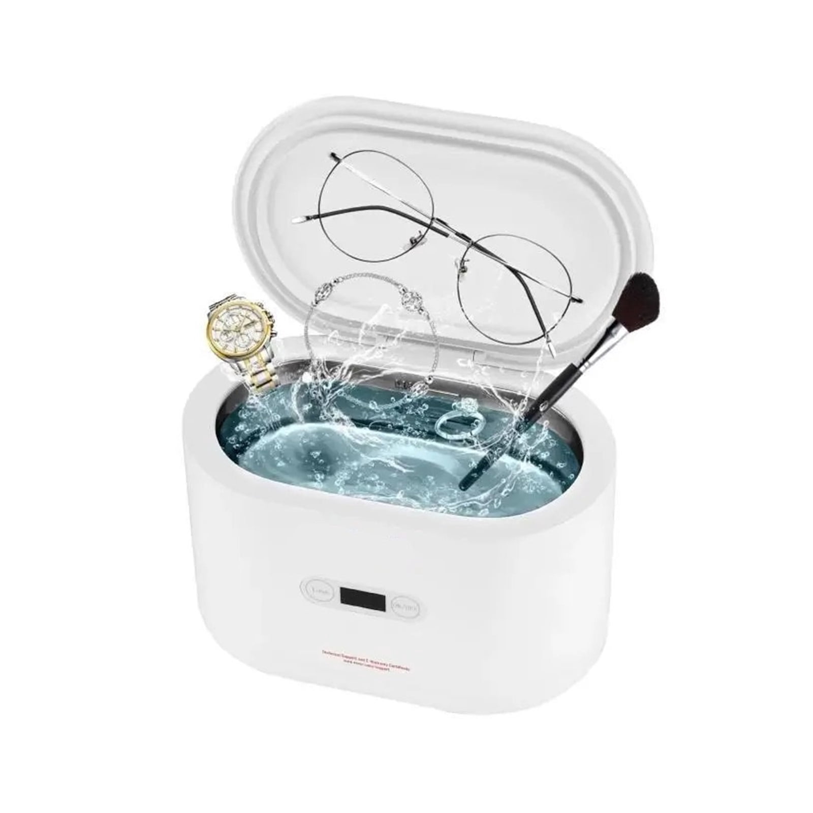 Mini Clean Machine 650ml Ultrasonic Cleaner Mini Portable Washing Machine Ultrasound Bath ...