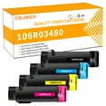 thumbnail image 1 of 6510 Toner Cartridge Compatible for Xerox Phaser 6510 WorkCentre 6515 6510dn 6515dn for 106R03480 106R03477 106R03478 106R03479 (Black Cyan Magenta Yellow, 4-Pack), 1 of 8