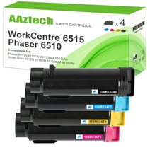 6510 Toner Cartridge Compatible for Xerox Phaser 6510 WorkCentre 6515 6510dn 6515dn for 106R03480 106R03477 106R03478 106R03479 (Black,Cyan,Magenta,Yellow)