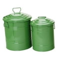 thumbnail image 1 of 6515E AG S-2 2.5 gal Enameled Galvanized Storage Container, AppleGreen, 1 of 1