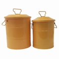thumbnail image 1 of 6515E SAFF S-2 Enameled Galvanized Steel Storage Container - Set of 2, 1 of 1