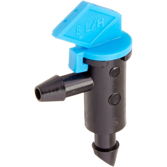 65200 1/4" Barb 2 GPH Drip Irrigation Flag Dripper/Emitter, 10 Pack