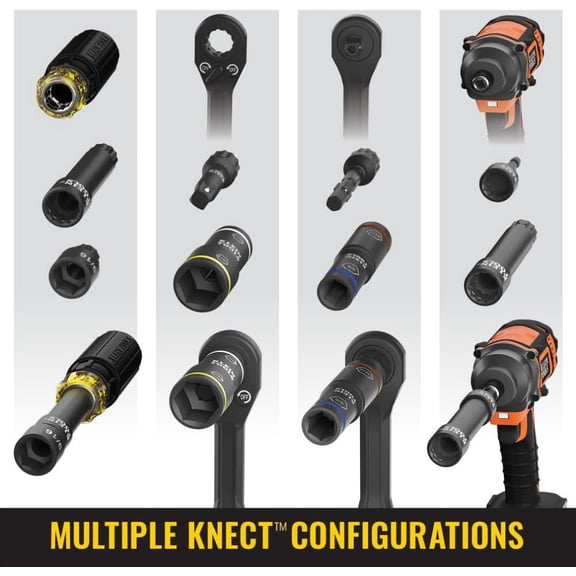 65300 KNECT 32-Piece Through Socket Set