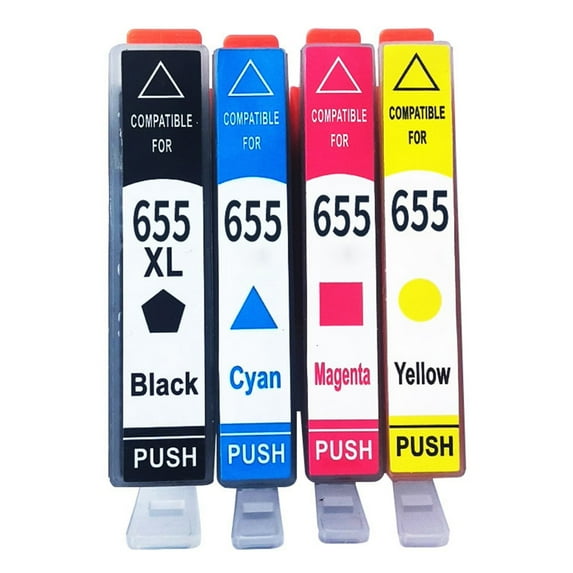 655 655XL Ink Cartridges Replacement for HP655 Deskjet 3525 5525 4615 4625 4525 6520 6525 6625 Ink Cartridge Printer