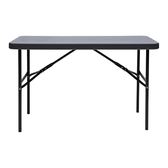 65507 IndestrucTable Commercial Folding Table, 24''x48'', Charcoal
