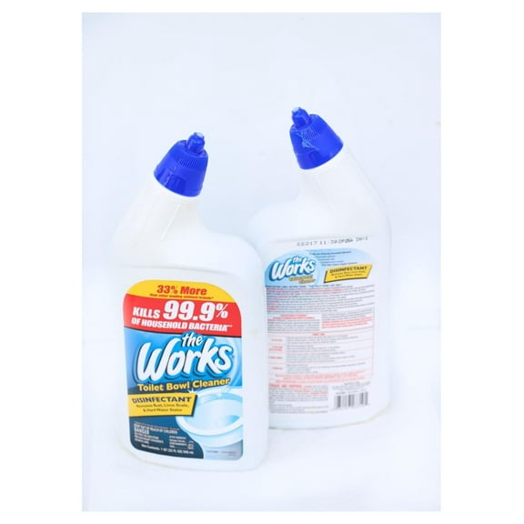 655257427560 2-Pack Lab The Works Toilet Bowl Cleaner, Natural Organic, 32-Ounce, Pack of 2