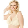 thumbnail image 1 of � By Bali� Enchantment Lace Minimizer� Bra Minimizer Ivory 40DD Ivory/rum Raisin, 1 of 2