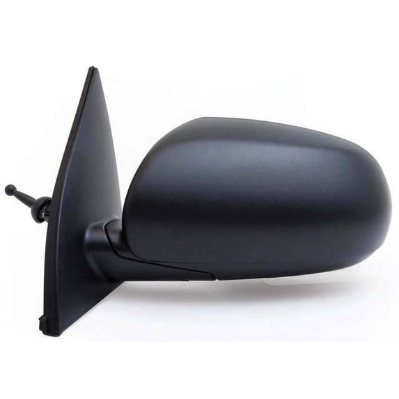 65538Y - Fit System Driver Side Mirror For 10-11 Hyundai Accent Sedan/ Hatchback, Textured Black, Foldaway, Manual Remote