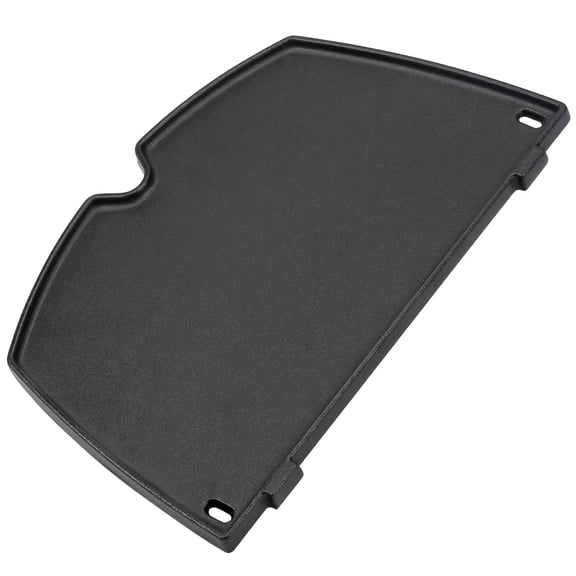 6559 Cast Iron Griddle Accessory for Weber Q200, Q220, Q240, Q260, Q2000, Q2200, Q2400 Heavy-Duty Enameled Matte Cast Iron Half Griddle
