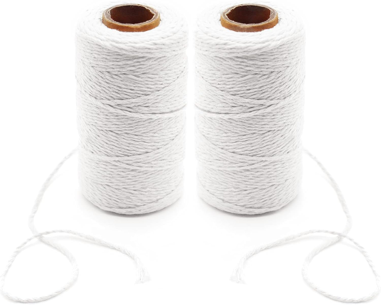 656 Feet Cooking Twine Kitchen Cotton String 2mm Bakers Natural Jute 2 ...