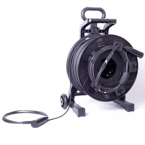 656ft(200m) Multi-Core Fiber Optic Cable Reel, Fiber Tactical Cable for DMX Converter, Stage Lighting and Broadcast