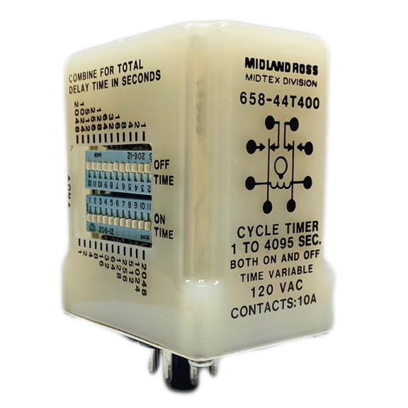 658-44T400 Midtex Timing Relay
