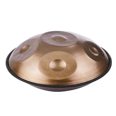 6588 Portable Handpan Hand Pan Hand Drum C-Key 6 Notes(A3 C4 D4 E4 F4 G4) Percussion Instrument with Carry Bag for Beginners