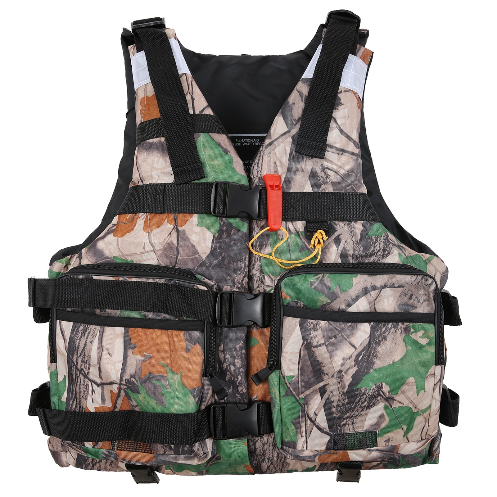 6588 Water Sport Reflective Life Jacket for Kayaking Fishing Sailing