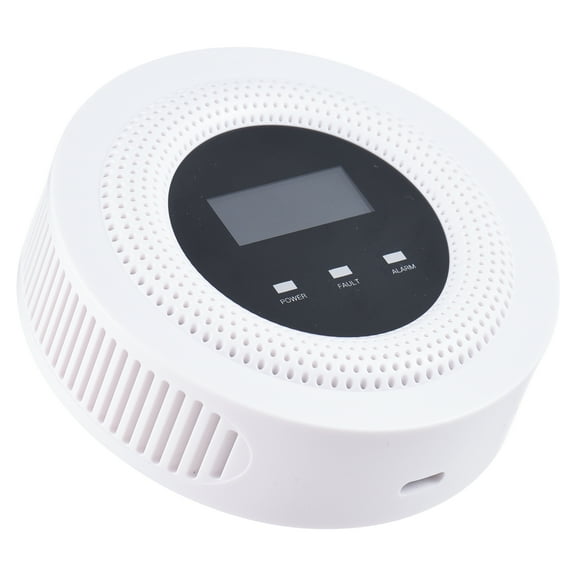 6588 WiFi Gas Leak Alarm Household Smart Gas Detector Combustible Gas Leakage Detecting Sensor for Natural Gas Biogas Methane SmartLife APP Remote Control APP Notification Pushing