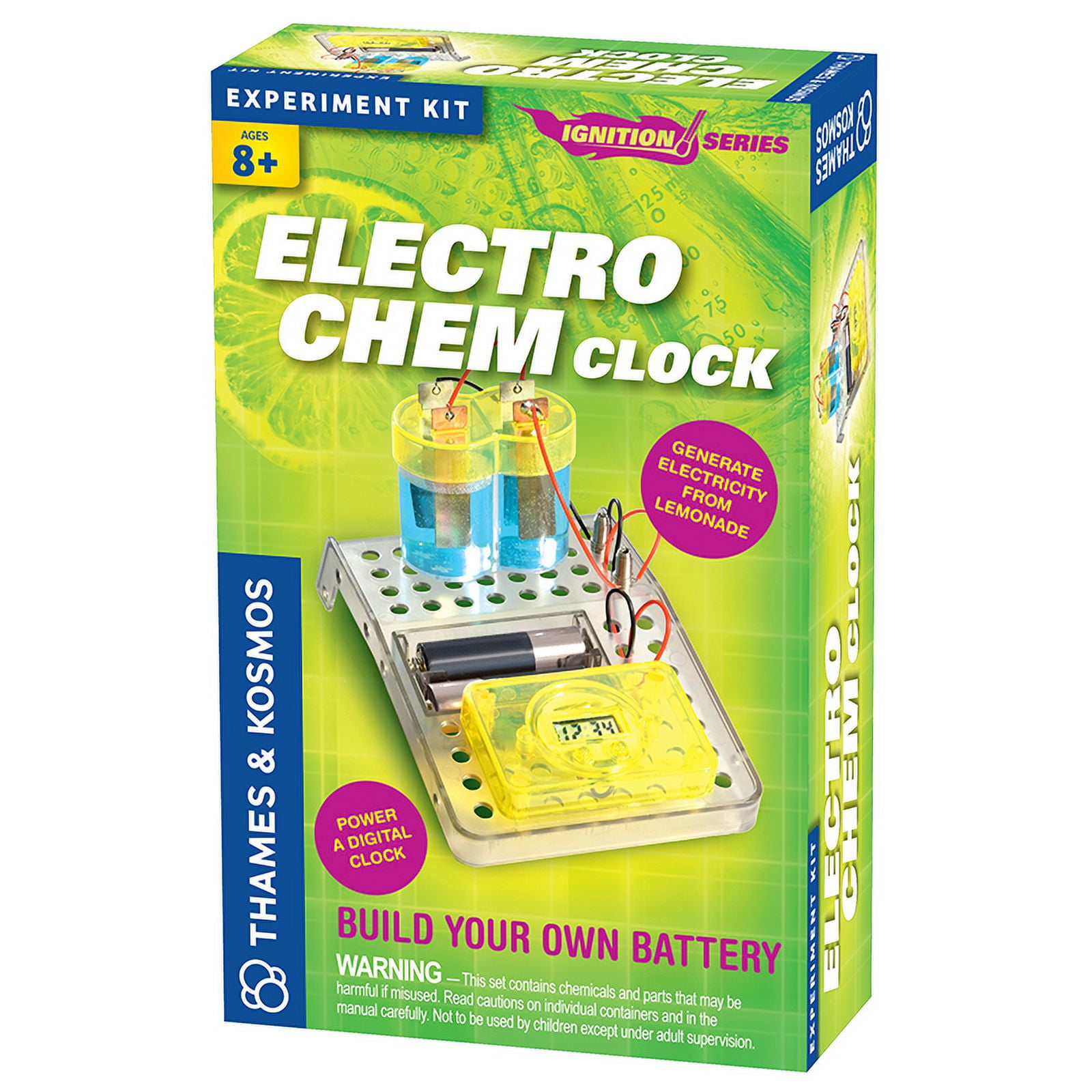 659073 - ELECTRO CHEM CLOCK 3 EXPERIMENTS 8 MANUAL PAGES - Walmart.com