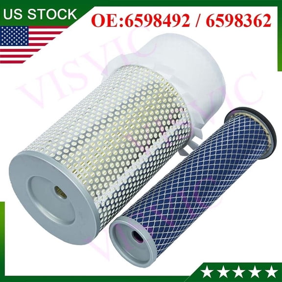 6598492 6598362 Air Filter Kit Compatible With Bobcat 753 S175 S185 T180 T190 US