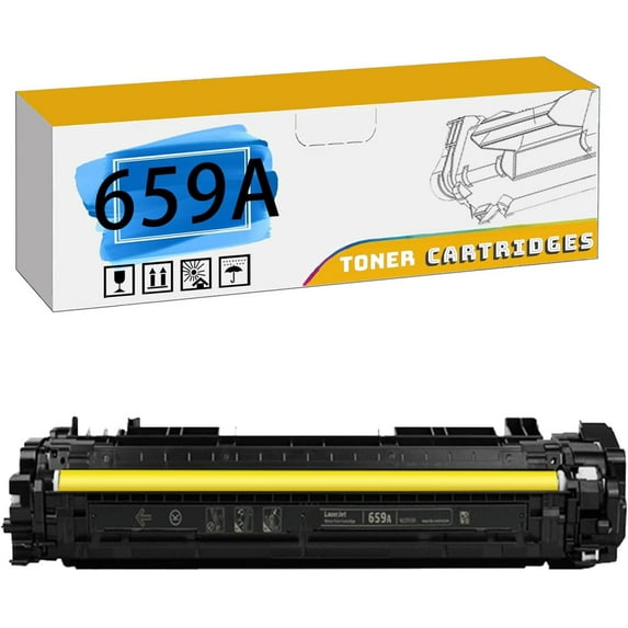 659A W2010A W2011A W2012A W2013A Toner Cartridge, Compatible for HP Enterprise M856dn M856x MFP M776dn M776z Printers【High Print Volume with Chip】