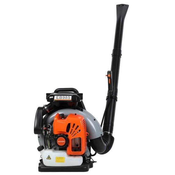 65CC Gas Backpack Leaf Blower, 2-Stroke 3hp Engine 700 CFM 200 MPH High Airflow for Lawn Care, Adjustable Backpack Straps with 1.7L Fuel Tank for Comfort