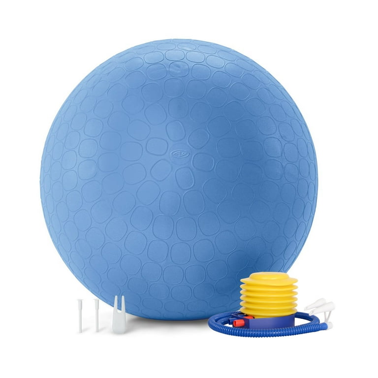 Athletic Works 65cm Exercise Yoga Ball, Anti Burst Free Air Pump