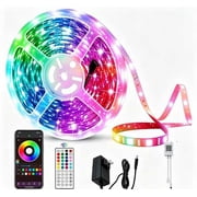 65FT LED Strip Lights Music Sync Color Changing Strip Lights with Remote for Room Party Holiday Decor