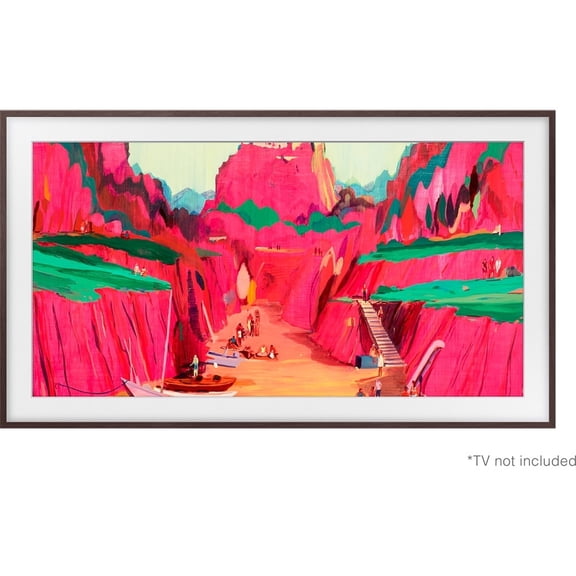 Samsung 65" The Frame Customizable Bezel, Modern Brown - VG-SCFF65BWBZA (2025)