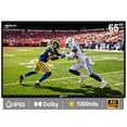 thumbnail image 1 of Pyimgus 65” Outdoor TV, 4K Google Outside TV, 1000nits Ultra-High Outdoor Television, IP65 Waterproof TV, Weatherproof TVs with Voice Assistant Remote, Compatible with Dolby for Patios, Sports, 1 of 11