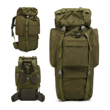 65L Hiking Backpack Water Resistent Oversized Rucksack Extra Large Camping Bag