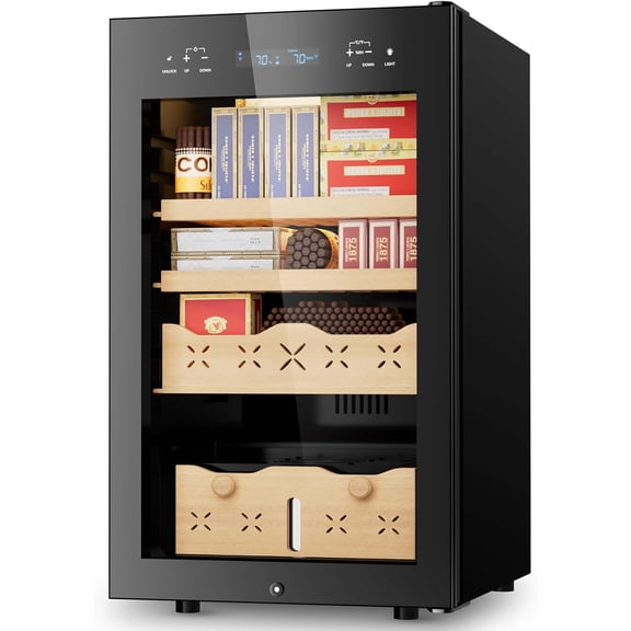 65L Intelligent Temperature & Humidity Adjustable Electronic Cabinet, 500 Counts Large Capacity