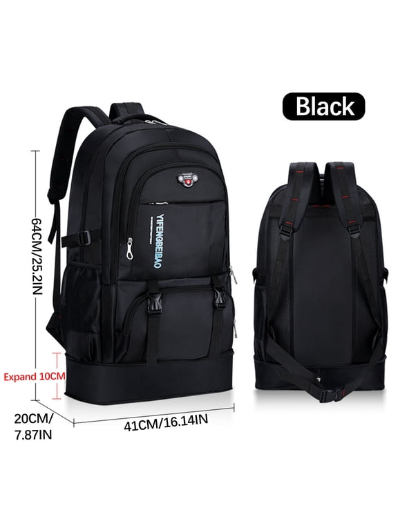 65L Large Capacity Mountaineering Travel Backpack, Tear-Resistant Waterproof Hiking Bag, Ergonomic Outdoor Luggage Backpack for Men.