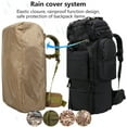 65L Tactical Backpack w/ Internal Frame&Rain Cover Waterproof Rucksack