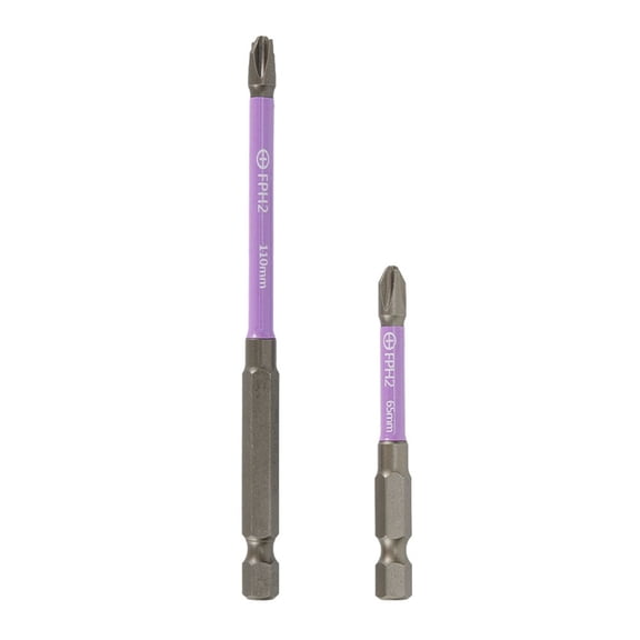 65Mm 110Mm Magnetic Special Slotted Cross Screwdriver Bit For Electrician Fph2 For Socket Switch Screwdriver Bits 2Pcs(65+110Mm) Fangkenuo