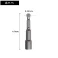 65Mm Long 5.519Mm Hexagon Nut Driver Drill Bit Socket Wrench Extension