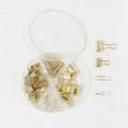thumbnail image 1 of 65Pcs/Box Colorful Metal Paper Clip Binder Clip Pushpin Long Tail Clips Set Kawaii Creative Stationery Office Binding Supplies, 1 of 7