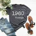 thumbnail image 1 of 65Th Birthday T-Shirt, Vintage 1960, Funny 65Th Birthday Shirt, 65Th Birthday Gift Unisex S-5XL Hot Trending Shirt, Vintage Birthday Gift, 1 of 2
