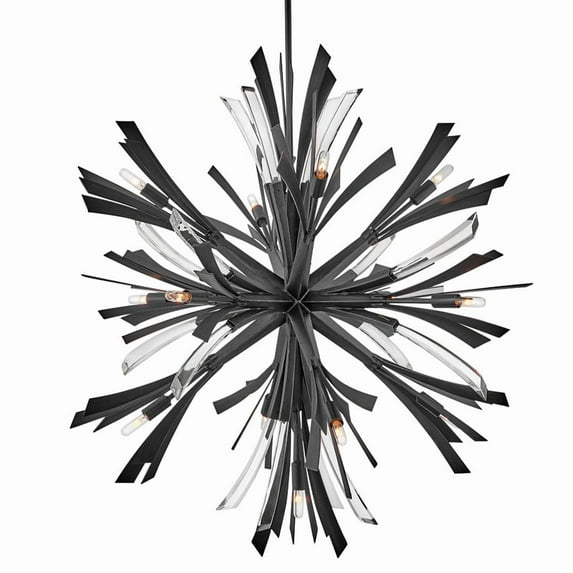 65W 13 Led Large Orb Chandelier In Modern Style-42 Inches Tall And 36 Inches Wide Hinkley Lighting Fr40905bgr