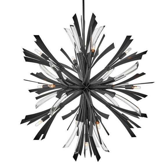 65W 13 Led Large Orb Chandelier In Modern Style-42 Inches Tall And 36 Inches Wide Hinkley Lighting Fr40905bgr