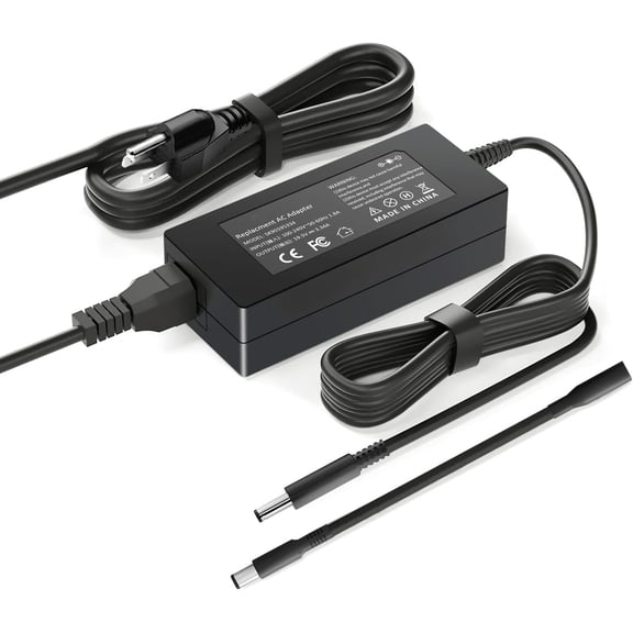 65W 19.5V 3.34A Charger for Dell Latitude E6440 E6540 5480 3580 Dell Inspiron 13 14 17 15 3000 5000 Series 5515 7359 LA65NS2-01 4.5mm/7.4mm