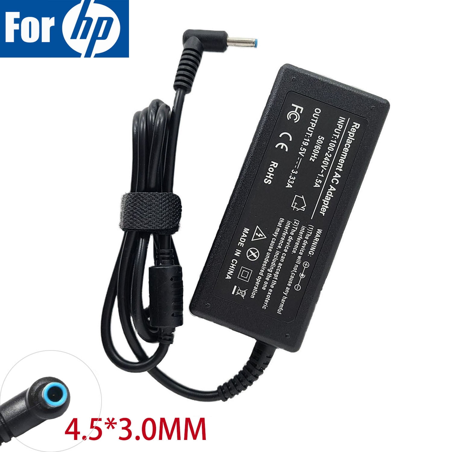 65W 19.5V AC Power Adapter Laptop Charger for HP Pavilion 3168NGW RMN