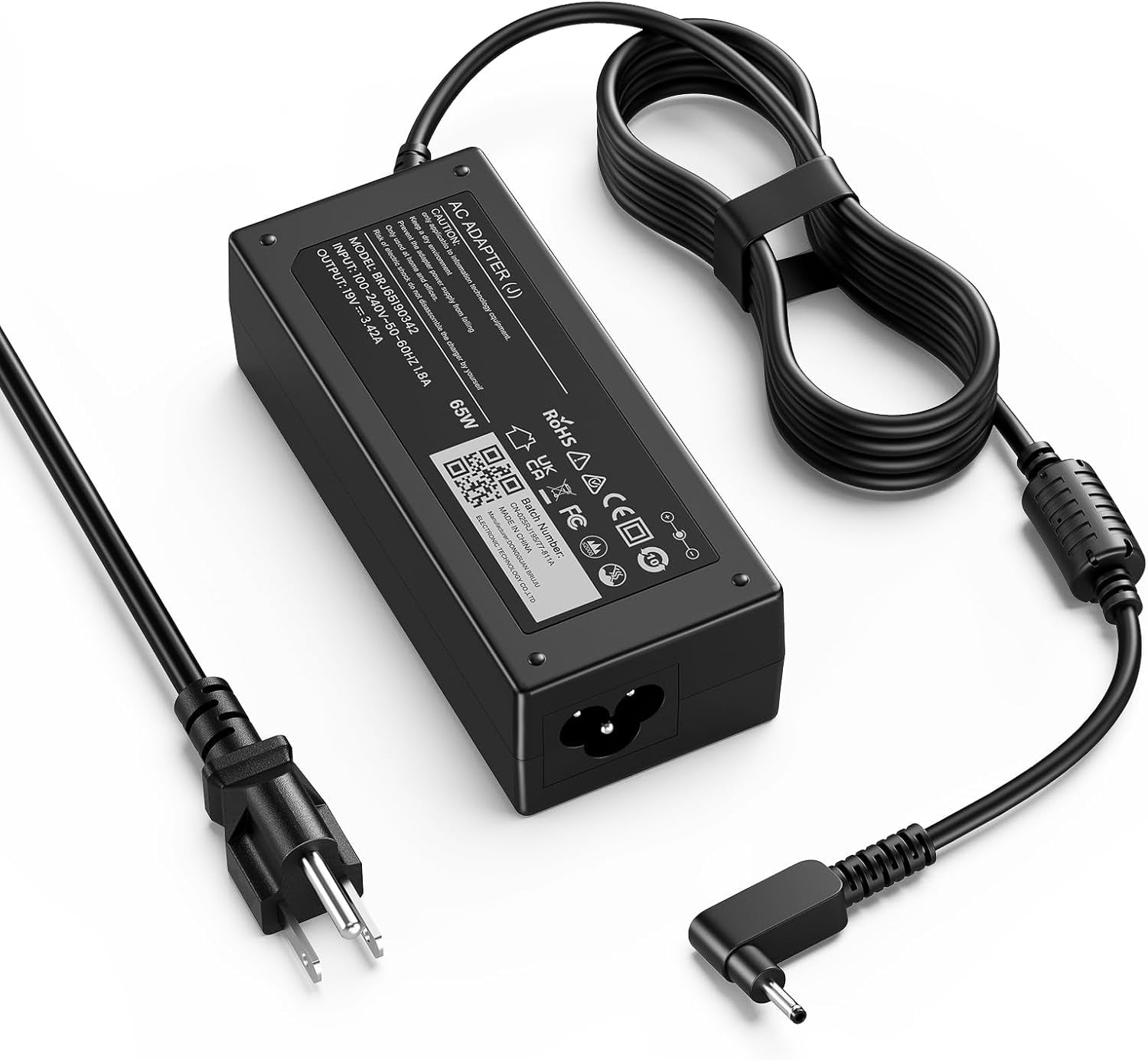 65W 19V 3.42A Laptop Computer Charger Replacement for Acer Chromebook AC Adapter Changer, Black