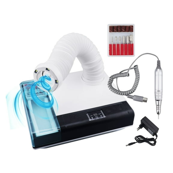 65W 2-in-1 Dust Collector Extractor Vacuum Cleaner Lab Equipment Dust Suction Machine For Polishing For Nail Drill