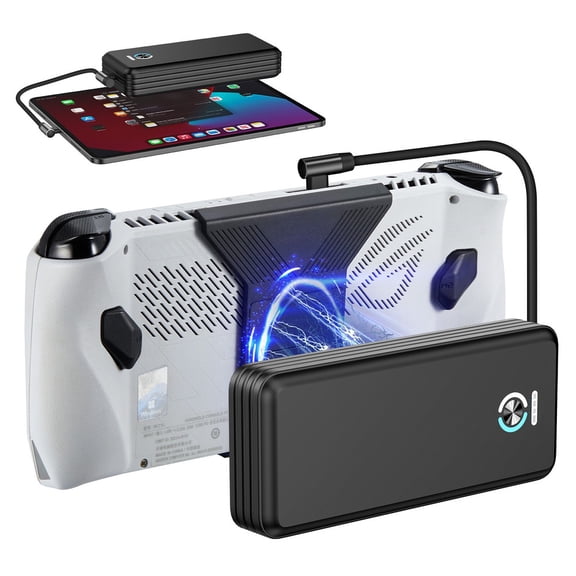 65W 20000mAh Detachable Magnetic Back Mount Design Portable Power Bank For ASUS Rog Ally PD 3.0 Fast Charging