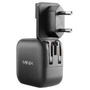 65W 3-Port GaN Wall Charger with Multi-Protection Safety System   Power-Sharing & Universal Compatibility MINIX P1