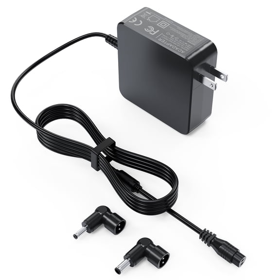65W 45W 33W Laptop Charger Compatible with Asus with 2 Round Connector (4.0x1.35mm, 4.5x3.0mm)