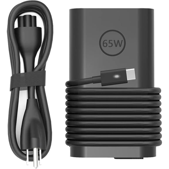65W 60W USB C Laptop Charger for Dell Latitude 7275 7370 5420 5285 5290 5520 XPS 13 9250 9360 9365 9370 9380 Chromebook 3100 3400 5190 la65nm170 02YK0F,LA65NM170,0M1WCF,LA65NM190 Type C Power Cord