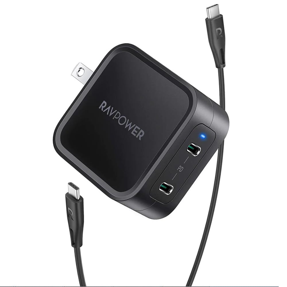 65W Dual USB-C Power Delivery Wall Charger