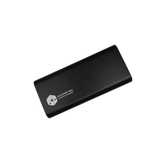65W Fast Charging 20000mAh Portable Power Bank  Black, LED Display, Waterproof, Built-in Cable