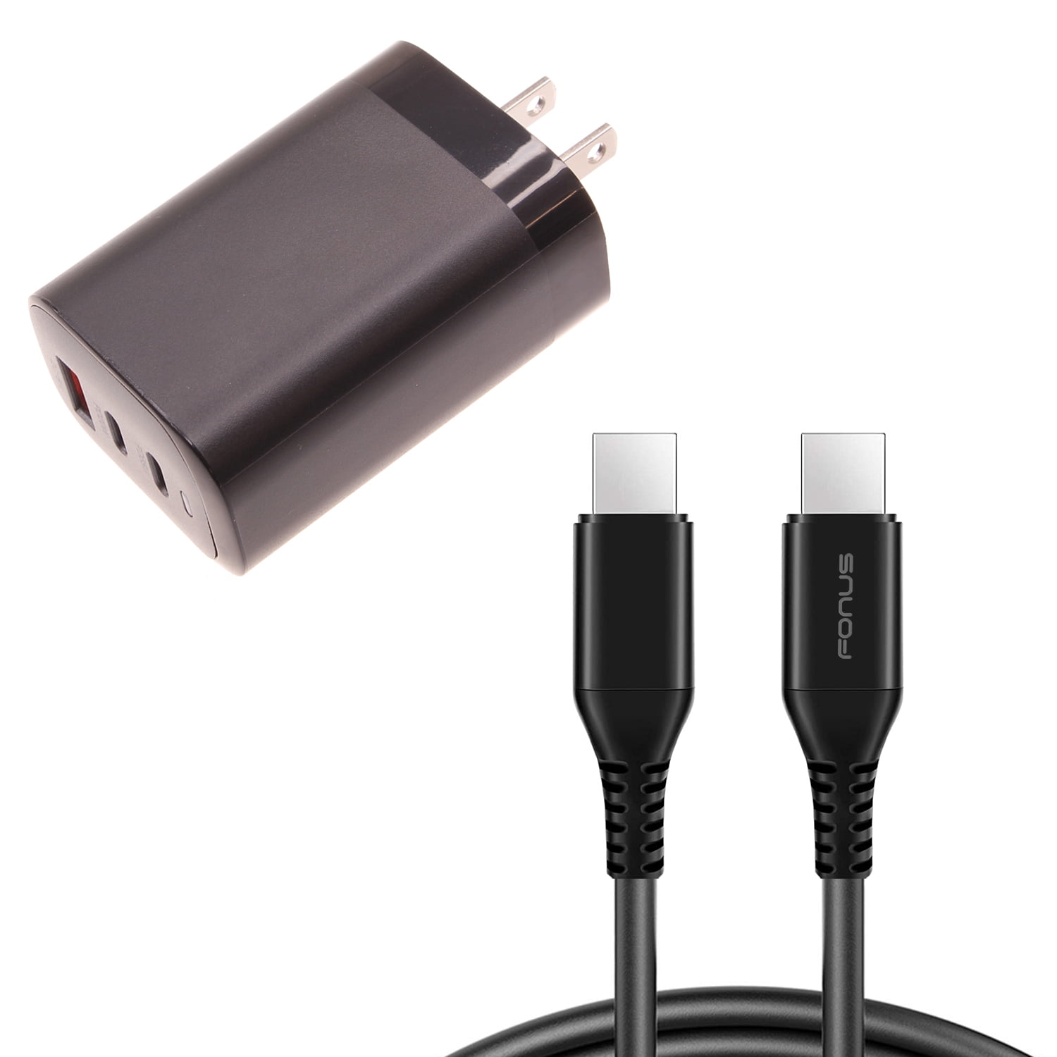 65W Fast Home Wall Charger Compatible With Motorola Moto G Power 5G (2020,2021,2022,2023,2024,2025,2026) - PD USB-C 6ft Long Cable Type-C Power Cord